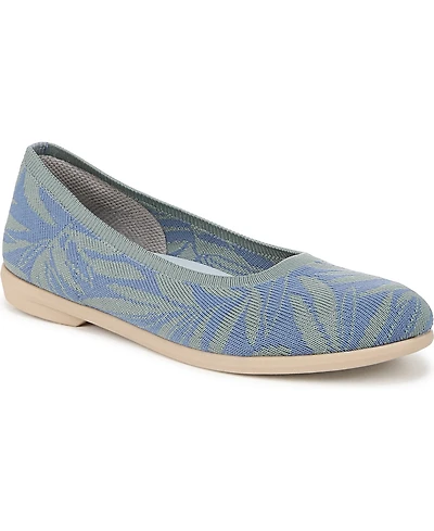 LifeStride Women's Kit 2 Washable Round Toe Ballerina Flats