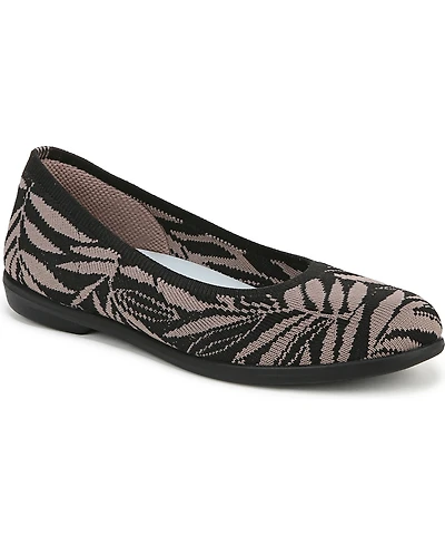 LifeStride Women's Kit 2 Washable Round Toe Ballerina Flats