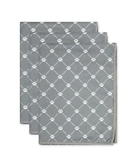 Bone Dry Microfiber Trellis Printed Pet Towel 3 Piece Set