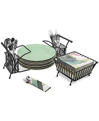 Sorbus 4 Section all-in-one Buffet Utensil Caddy