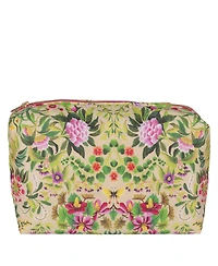 Ikebana Damask Fuchsia Large Toiletry Bag