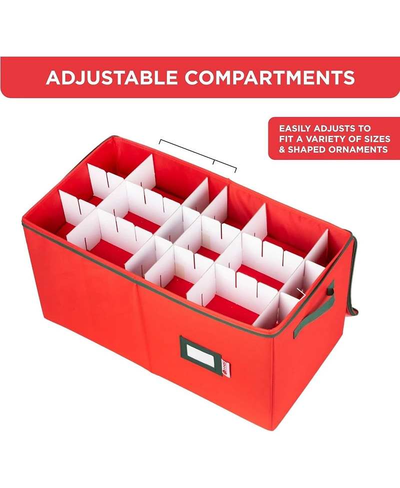 Florida Brands Christmas Ornaments Storage Box to Protect and Store up 54 -4"