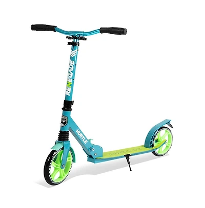 Hurtle Renegade Kick Scooters for Kids Teenagers Adults- 2 Wheel Kids Scooter with Adjustable T-Bar Handlebar - Alloy Anti-Slip Deck