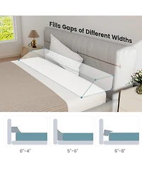 Gouun Bed Wedge Pillow with Storage Bag-King Size