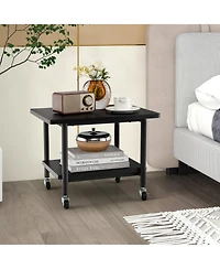 Gouun Under Desk Printer Stand with 4 Wheels and Locking Mechanism