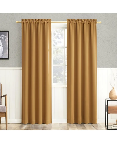 Preston Energy Saving Blackout Rod Pocket Curtain Panel