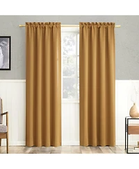 Preston Energy Saving Blackout Rod Pocket Curtain Panel