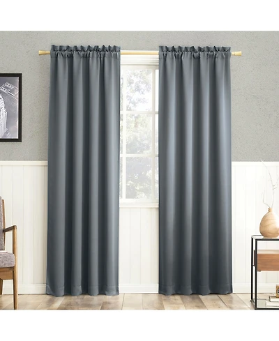 Preston Energy Saving Blackout Rod Pocket Curtain Panel