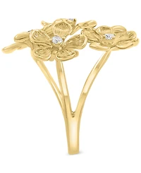 Effy Diamond Floral Ring (1/5 ct. t.w.) in 14k Gold