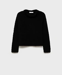 Mango Women's Fur-Effect Knitted Sweater