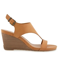 Kenneth Cole Reaction Women's Greatly Thong Almond Toe Wedge Sandals