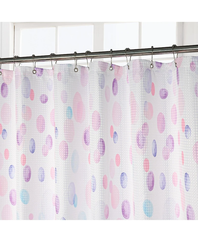 Awesome Home Watercolor Painter Dots Texture Shower Curtain, 72"X72"