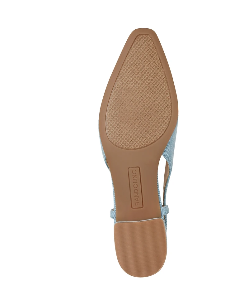 Bandolino Women's Andies Bow Block Heel Slingback Pumps