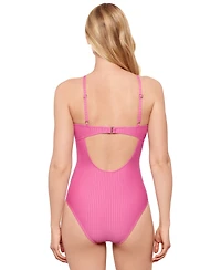 Salt + Cove Juniors' Keyhole One-Piece Swimsuit, Exclusively at Macy's