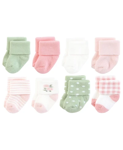Hudson Baby Baby Girls Hudson 12Pk Terry Socks