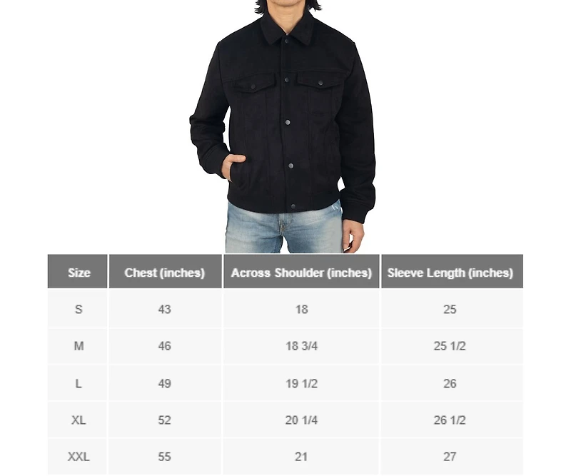 Alpine Swiss Men's Blake Suede Bomber Jacket – Lightweight Slim Fit Casual Softshell Coat with 5 Pockets