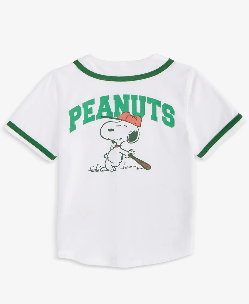 Epic Threads Toddler Boys 2T-4T Peanuts Graphic Short-Sleeve Baseball T-Shirt, Exclusively at Macy's