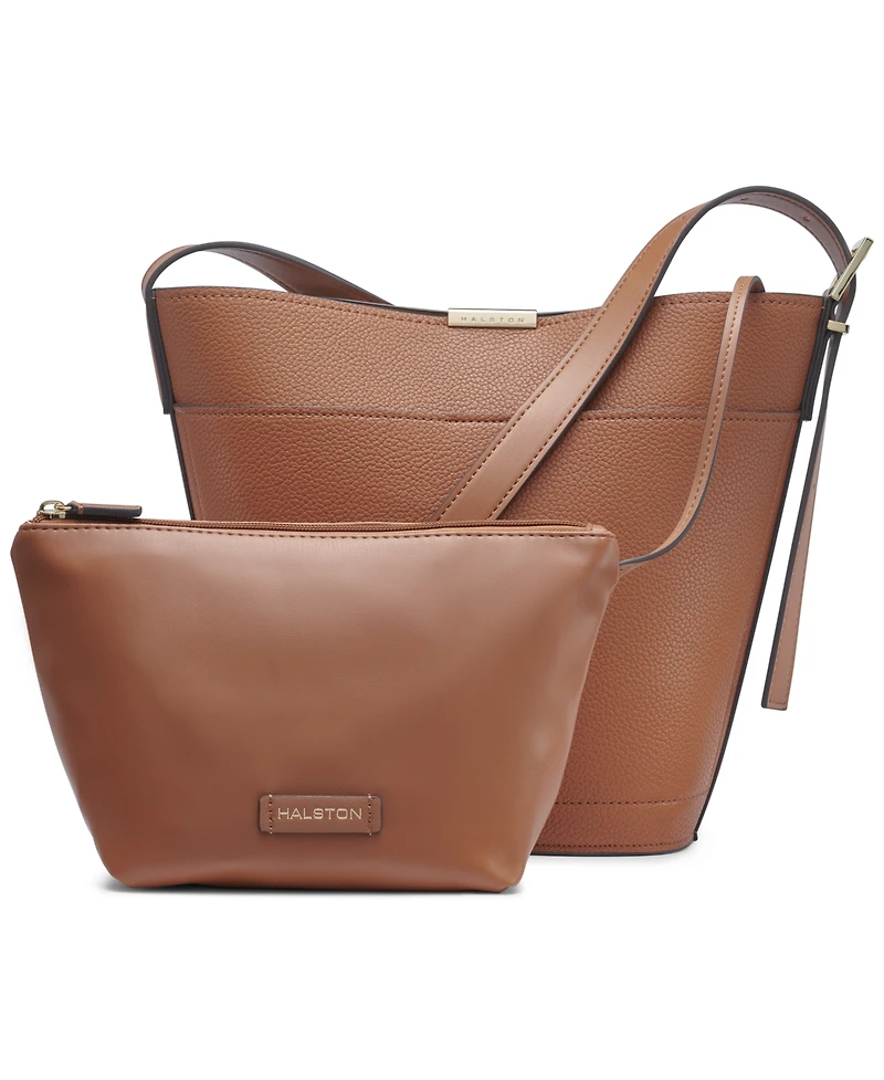 Halston Jagger Large Bucket Bag