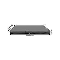 Bingopaw 38'' Dog Bed Sofa Microfiber Leather Foldable Pet Mattress Sofa