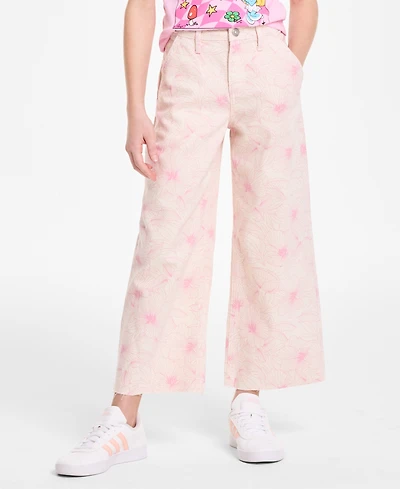 Epic Threads Little & Big Girls Riveria Cropped Wide Leg Pants, Exclusively at Macy's