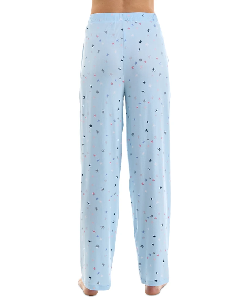 Roudelain Women's Printed Drawstring Pajama Pants