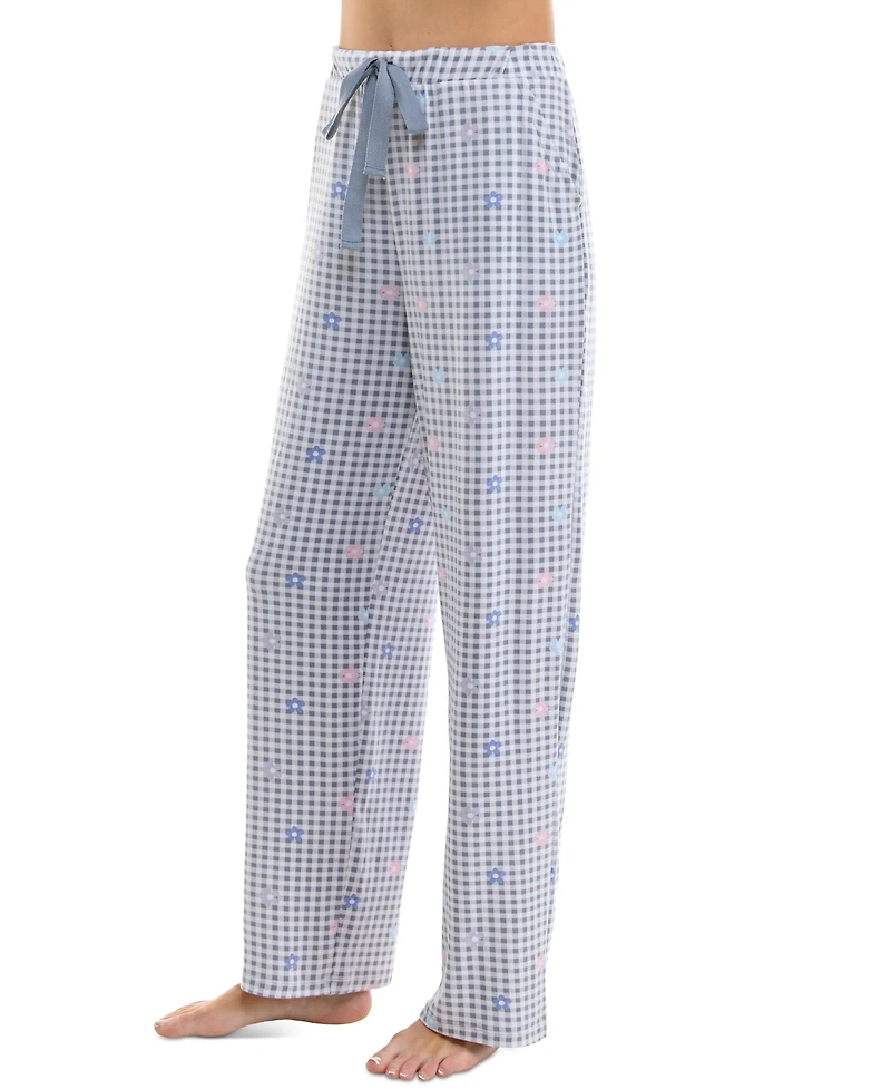 Roudelain Women's Printed Drawstring Pajama Pants
