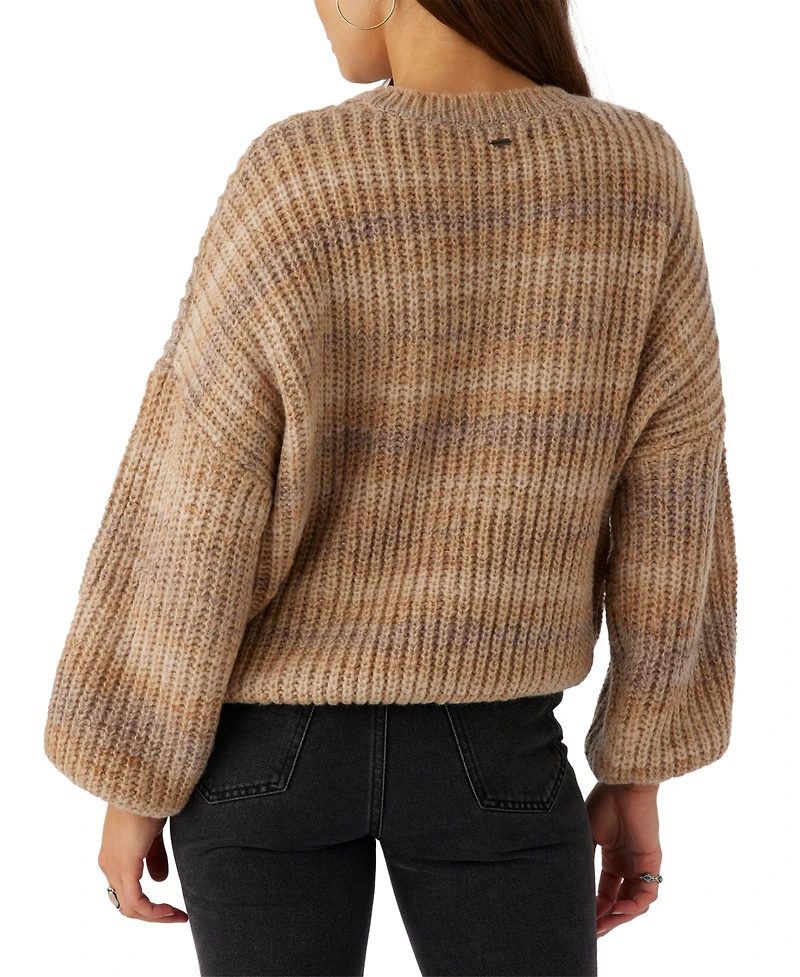 O'Neill Juniors' Bayou Oversized Drop-Shoulder Sweater