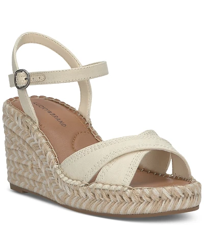 Lucky Brand Women's Candyr Espadrille Wedge Sandals