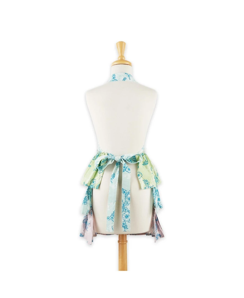 Design Imports Sweet Floral Ruffle Apron