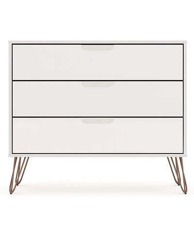 Slickblue Modern Scandinavian Style Bedroom 3-Drawer Dresser