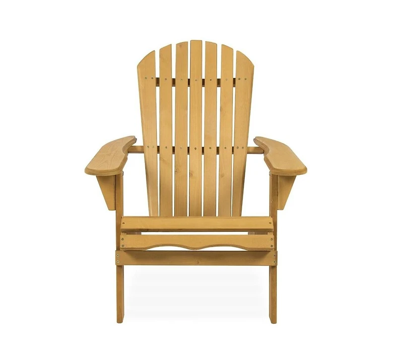 Slickblue All-Weather Adirondack Large Foldable Chair for Outdoor Comfort