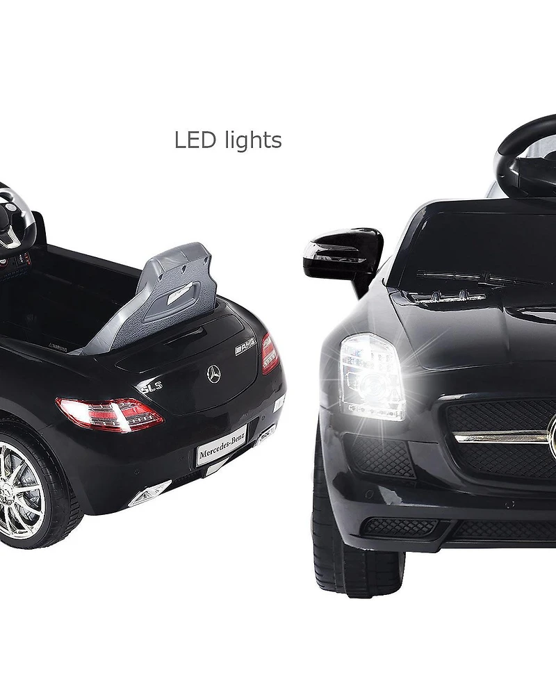 Mercedes Benz Sls R/C MP3 kids Ride On Car Electric Battery Toy