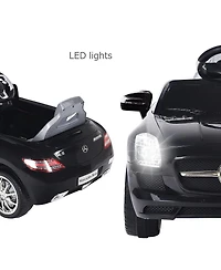Mercedes Benz Sls R/C MP3 kids Ride On Car Electric Battery Toy