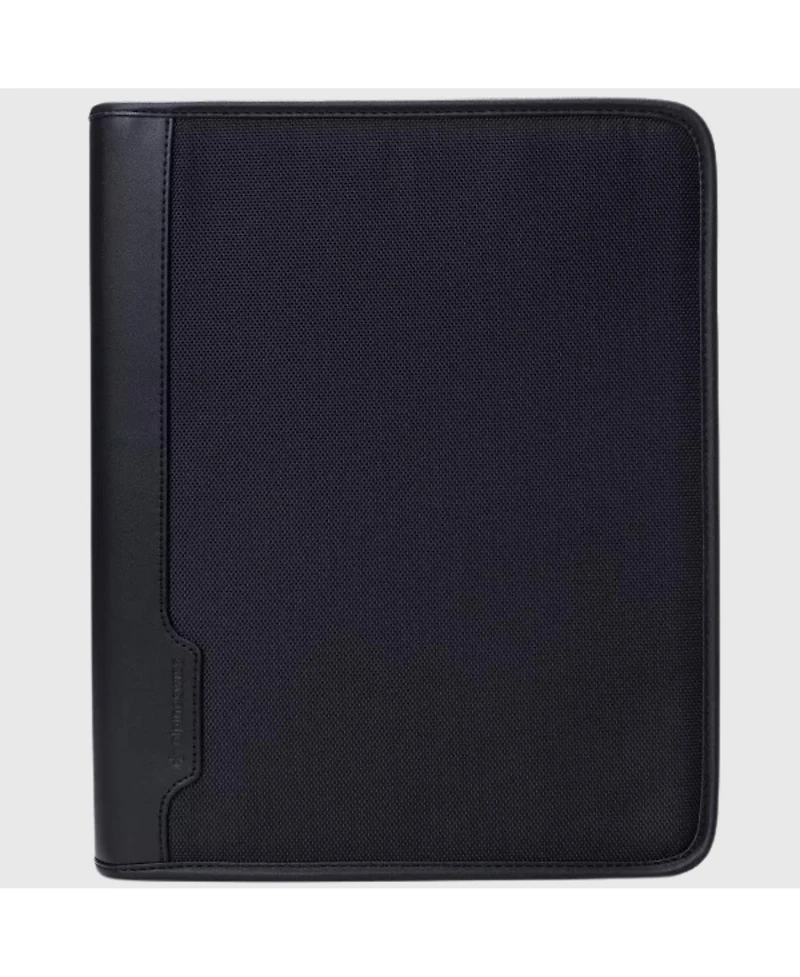 Alpine Swiss Nylon Zippered Writing Pad Business Portfolio Organizer Padfolio