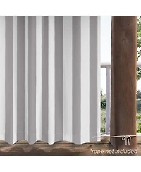 Awesome Home Outdoor Cabana Stripe Uv Protected Privacy Tab Top Curtain Panel, 52"x84"