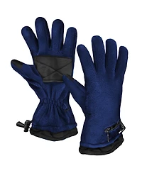 ActionHeat Men's Aa Battery Heated Fleece Gloves - Unisex - Navy - One Size