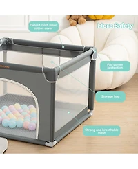 Comomy Small Baby Playpen Activity Center Baby Play Yard Indoor Outdoor 36"x 36"