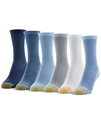 Gold Toe Women's 6-Pk. Refined Rib Perfect Fit Socks