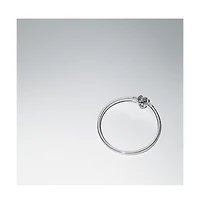 Pandora Sterling Silver Heart Clasp Bangle Bracelet