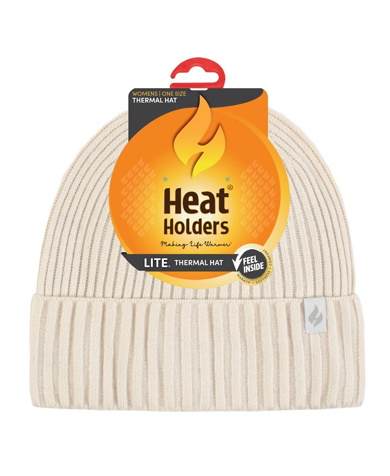 Heat Holders Lite Olivia Rib Knit Roll Up Hat