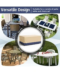 Gouun Patio Furniture Cover with Padded Handle and Click-Close Straps-90 x 50 x 32 inches
