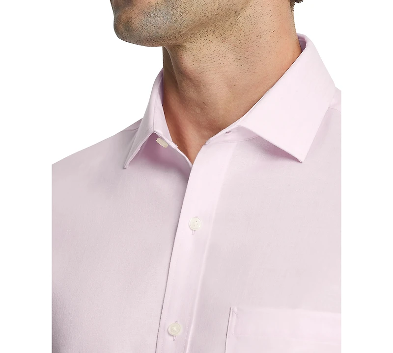 Tommy Hilfiger Mens Regular Fit Linen Dress Shirt