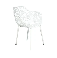 LeisureMod Modern Devon Aluminum Armchair
