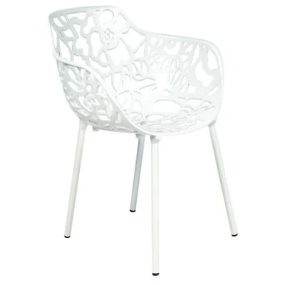 LeisureMod Modern Devon Aluminum Armchair