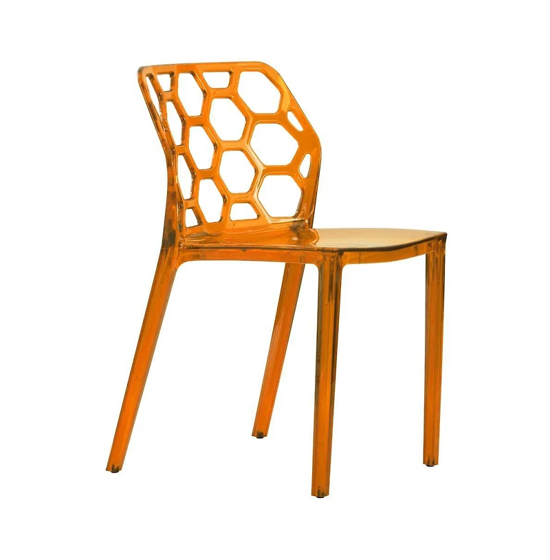 LeisureMod Modern Dynamic Dining Chair Set of 2