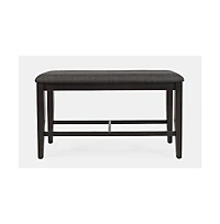 Jofran American Rustics Upholstered 42" Counter Bench