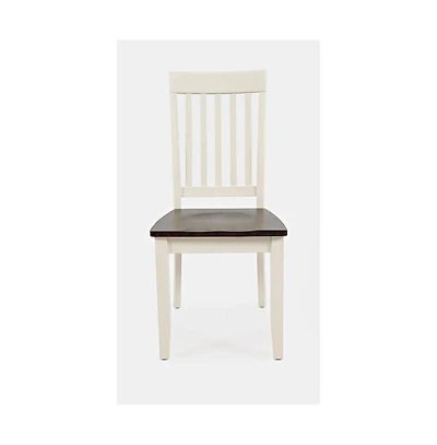 Jofran Decatur Lane Farmhouse Solid Wood Dining Chair (Set of 2)