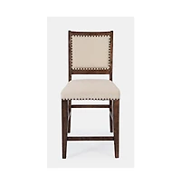 Jofran Fairview Transitional Upholstered Counter Stool (Set of 2)