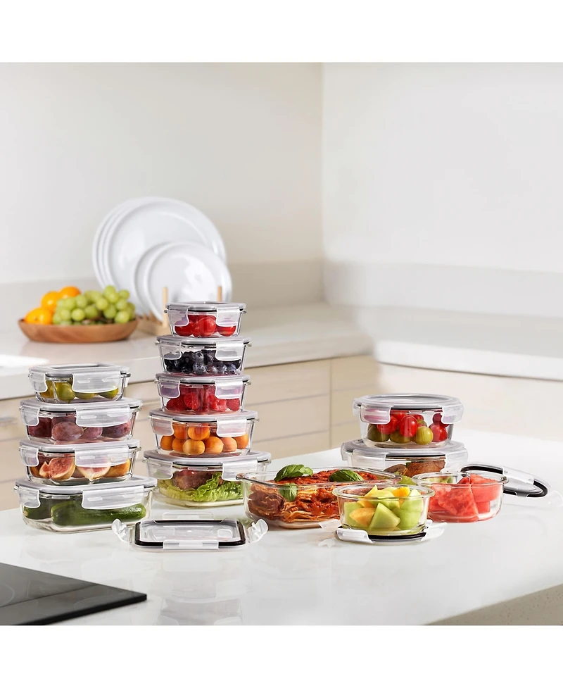 Sorbus -Piece Glass Food Storage Containers with Lids