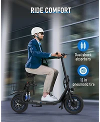 Urbanmax C1 Plus Electric Scooter with Seat